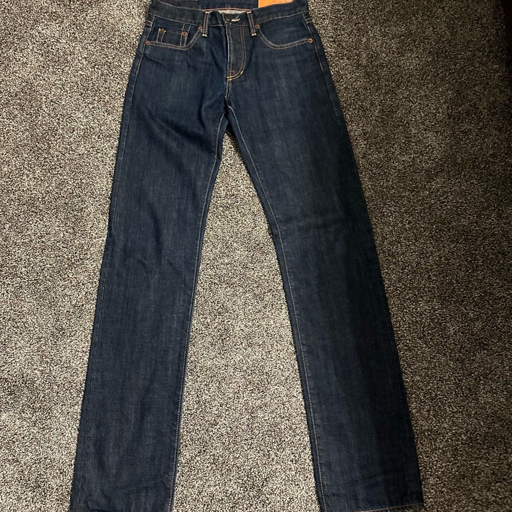 Men's Jean Shop NYC Selvedge Denim Jeans in a 27 Long look new & Made in the USA